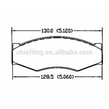 D266 41060-09W25 for Nissan brake pads car